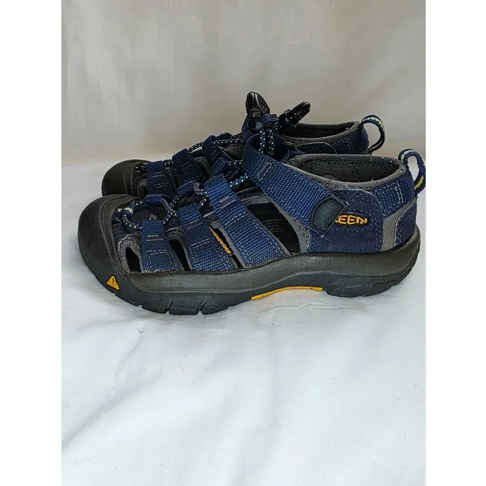 KEEN Newport H2 Waterproof Sandals Kids US 1 Blue Hiking Outdoor Shoes